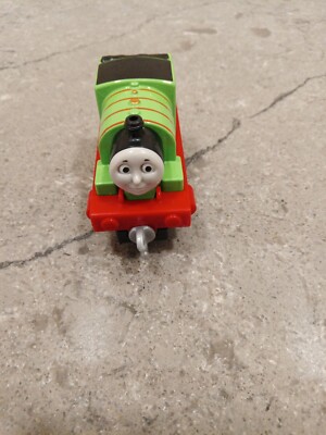 Thomas And Friends Push Along Percy Train Car Metal Year 2013 Mattel No. 6 Green