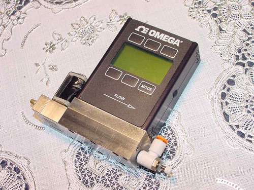 Controlador de masa y flujo volumétrico de gas Omega FMA-2604A, 8 pines Din Conn, ¡usado! - Imagen 2 de 7