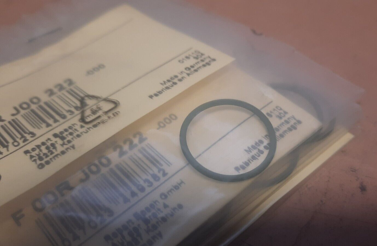 BOSCH #F00RJ00222 LOT OF 7 O-RING SEALS (3/4” ID x .05