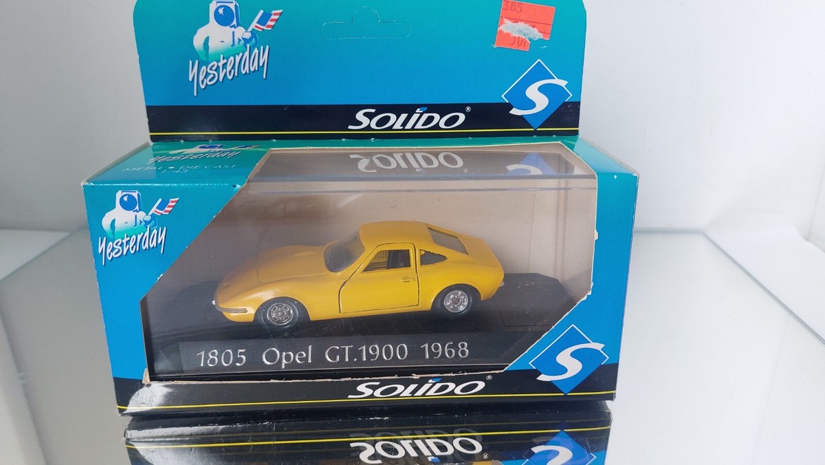 Jouet Ancien Opel GT 1/43 Par Jean W. Germany — Miniature Vintage En Plastique