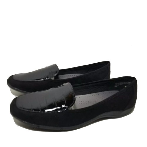 Karen Scott Ks Women's Platform Slip On Shoes Color Black Shiny Close Toe 8.5M - Picture 3 of 7