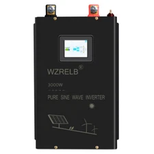 Split Phase Inverter 3000W Pure Sine Wave 24V to 120V 240V Solar Home System RV