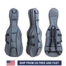 Waterproof Yinfente Cello Case With Multiple Pocketand Adjustable Backpack Strap