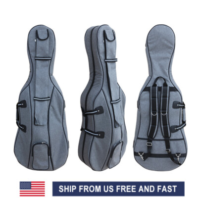 Waterproof Yinfente Cello Case With Multiple Pocketand Adjustable Backpack Strap