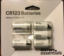 Best Buy Essentials CR123 Batteries