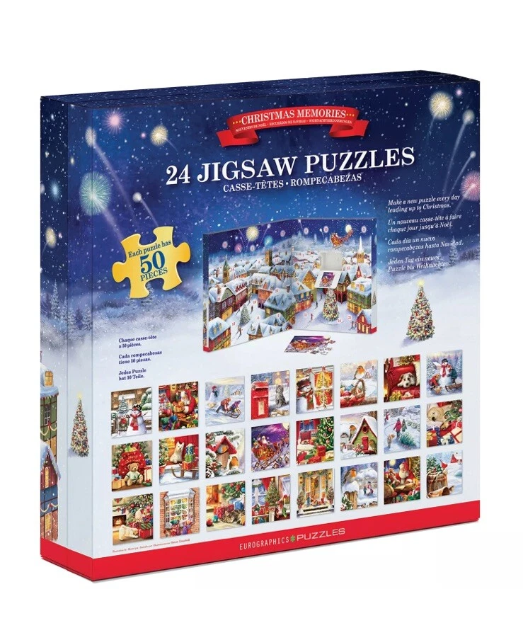 Eurographics: Puzzle Advent Calendar: Christmas Memories. 24 Puzzles - Image 3 of 3