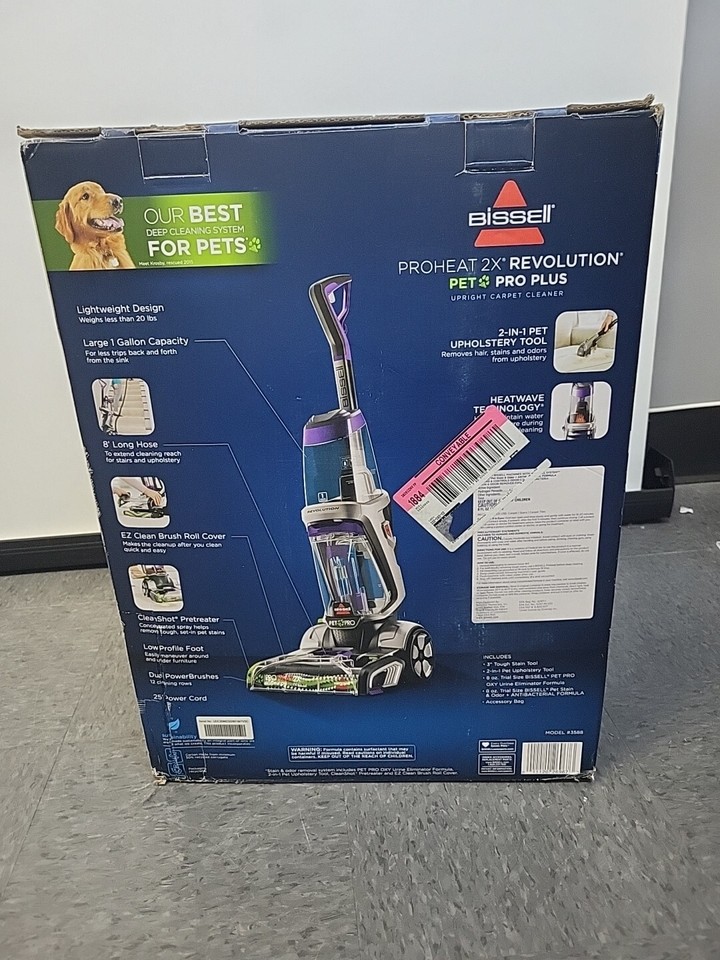 BISSELL ProHeat 2X Revolution Pet Pro Plus Corded Upright Carpet