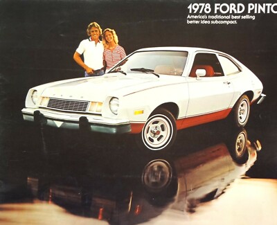 1978 Ford Pinto Dealer Sales Showroom Brochure Photos Options Specs