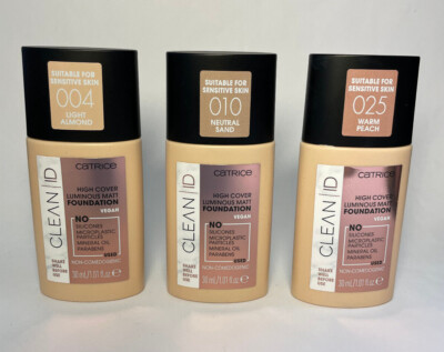 Catrice Clean ID High Cover Luminous Matt Foundation Farbwahl 