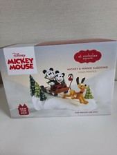 Trineo de trineo San Nicolás Navidad Disney Mickey Mouse Minnie Pluto Nuevo