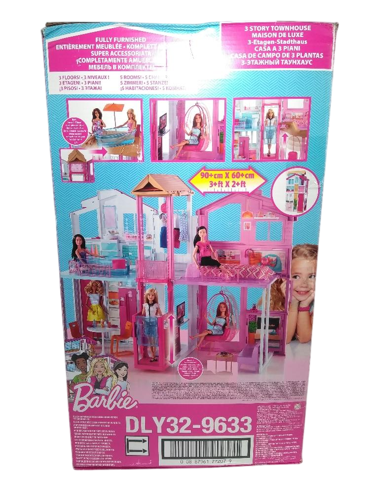Story Townhouse Casa De Campo De Barbie Barbie Doll House