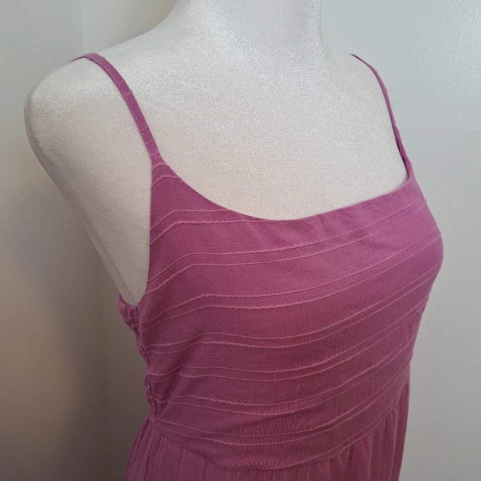 NOVO Vestido Maxi de Fada Boho Romântico Fluxo em Camadas Roxo Claro Alta Hippie Tamanho M - Imagem 3 de 4