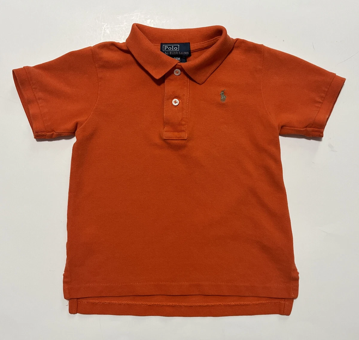 orange toddler polo shirt