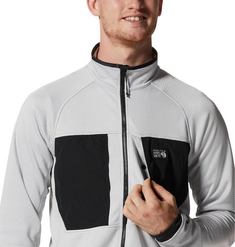 Mountain Hardwear Herren Thermo Vliesjacke (graues Eis) $ 80 Einzelhandel - Bild 2 von 4