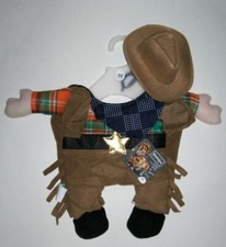 Petco Bootique Cowboy Sheriff Costume for Pets Dog Cat Halloween XS