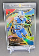 JAHMYR GIBBS ROOKIE RAINBOW HOLO DIE CUT RC WITH CASE NFL DETROIT LIONS