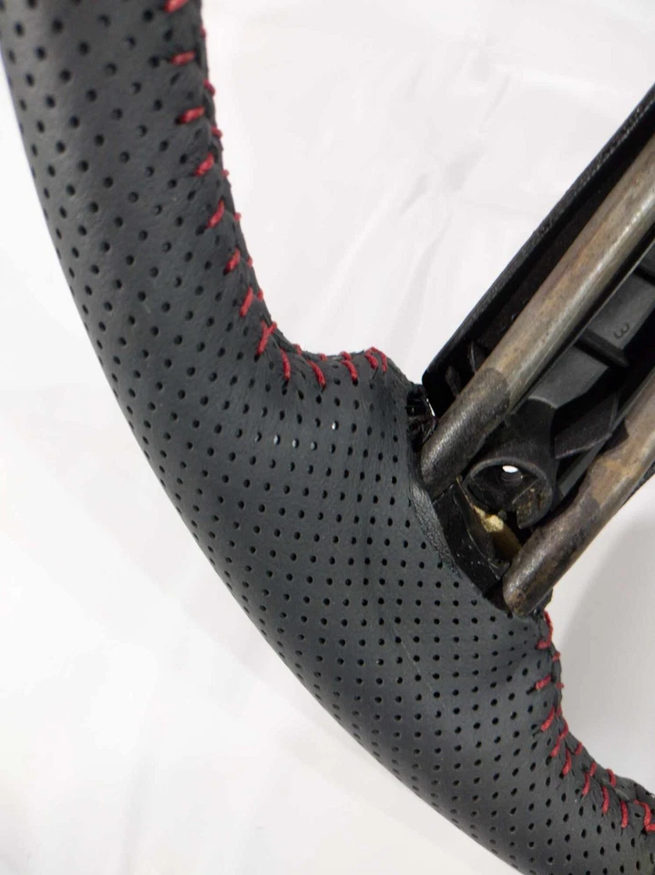 89-92 Ford Ranger Bronco II Steering Wheel Wrapped NEW LEATHER Refurbished OEM - Image 3 of 4