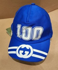 Gucci Herren Cap Kappe Baseball Designer Neu Mit Etikett Original Blau M 58