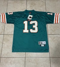 Vintage Dan Marino #13 Miami Dolphins Reebok 1984 Throwbacks Jersey Men's L NFL