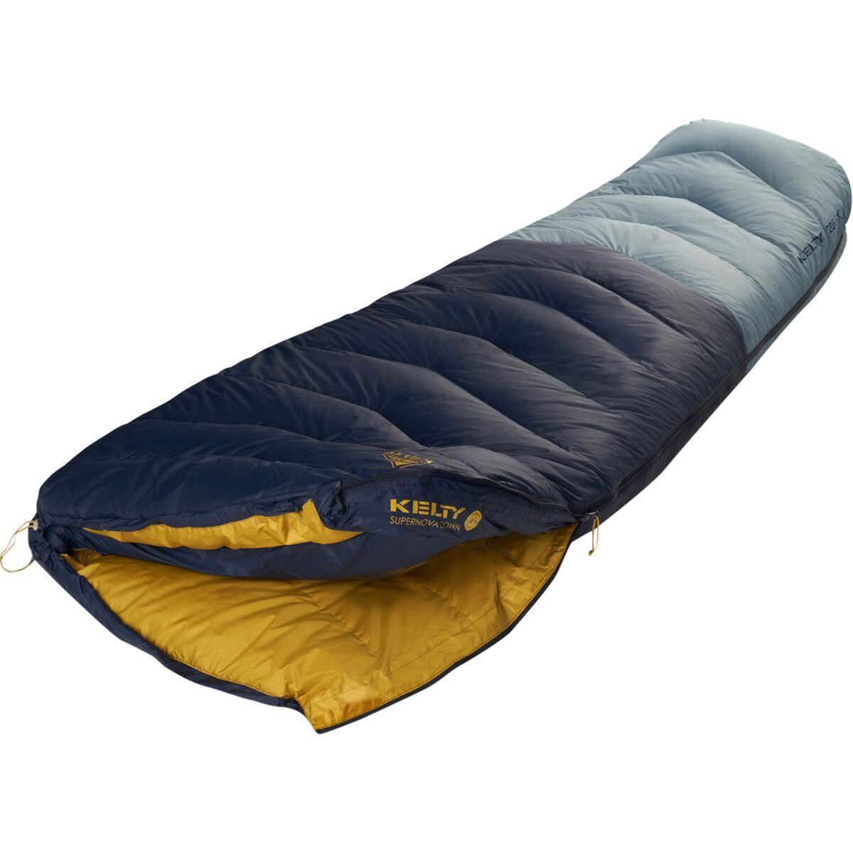 Спальный мешок Kelty Supernova 20 Пуховый Pageant Blue 20FWindward BlueОливковое масло