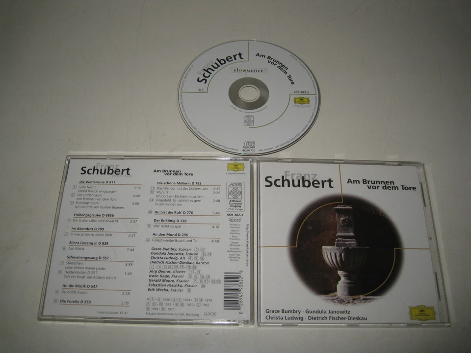 F.SCHUBERT/AM BRUNNEN VOR DEM TORE(ELOQUENCE/459 382-2)CD ALBUM