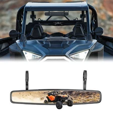 Rear View Center Mirror Large 2" Roll Bar For Kubota RTV Kawasaki Mule SX 600