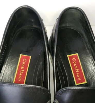 Cole Haan NikeAir Mens 11 Black Leather Moc-Toe Dress  display picture 2