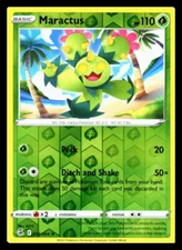 Maractus #012/264 Reverse Holo Rare 2021 Pokemon Fusion Strike LP