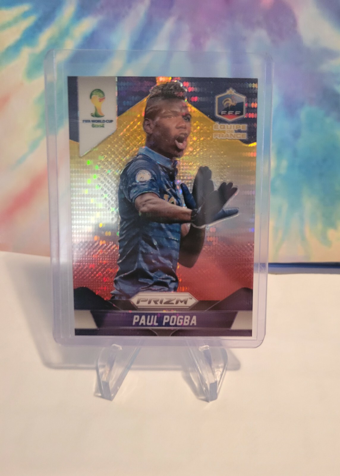 2014 Panini Yellow Red Pulsar Prizm World Cup Soccer #79 Paul Pogba