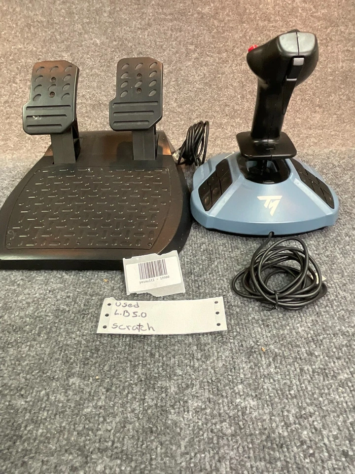 Thrustmaster TCA Sidestick ✈️ + Ferrari 458 Spider 🏎️ Racing Pedals Combo - Image 2 of 4