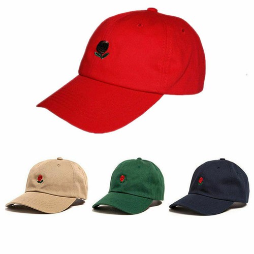 Sombrero rosa con cierre a presión para papá la nueva visera gorra de béisbol cientos sombrero con flores bordadas - Imagen 7 de 17