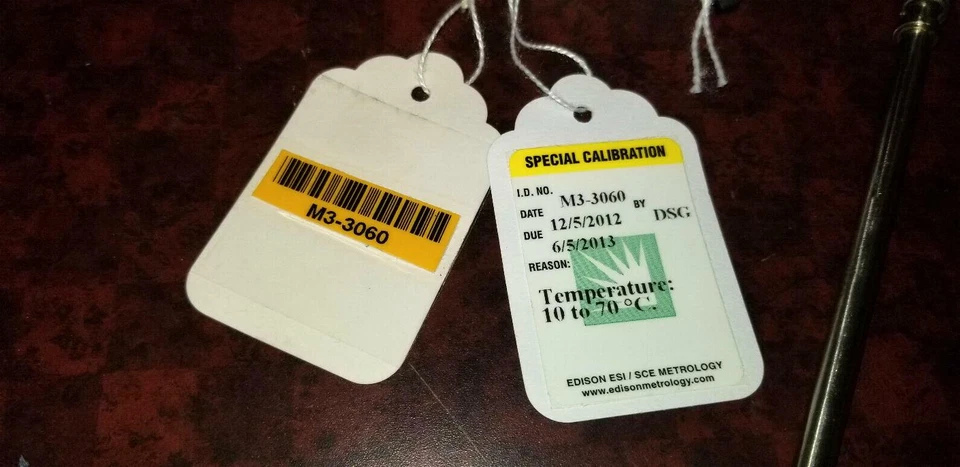 TERMOPAR, WATLOW Tipo J, Funda SS 1/4", Sonda 12", Cables 8', Bayoneta SIN USAR Foto 4 de 4