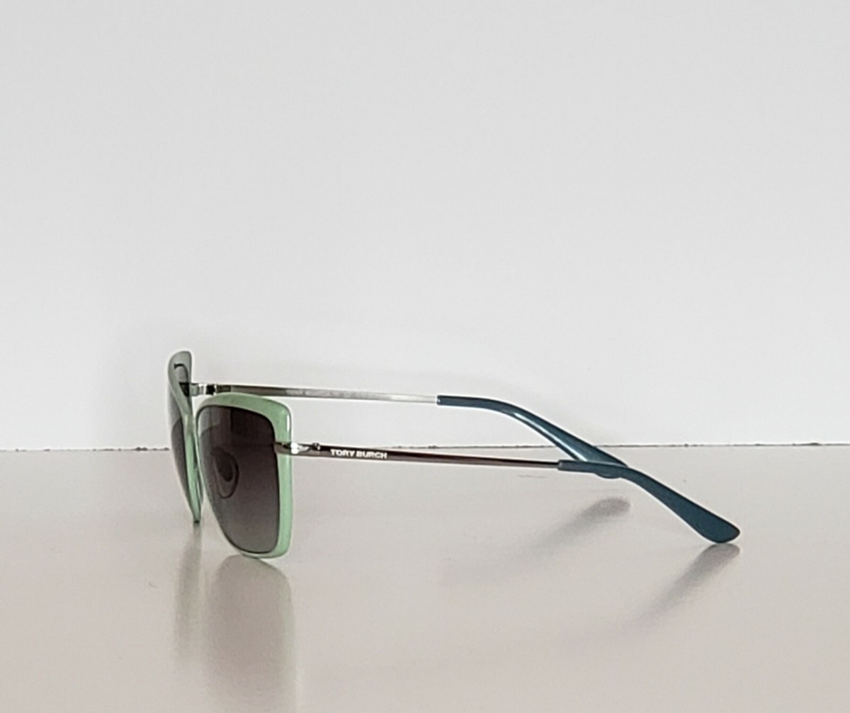 Tory Burch TY6028 494/11 Mint Green Cat Eye Sunglasses w Case 59-16-135 Trace Sunglasses: Women main image 3