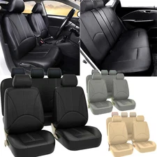 For Lexus Auto Car Seat Covers Full Set Leather 2/5-Seats Front Rear Protector