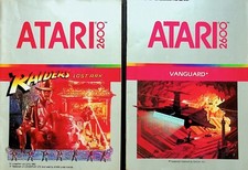 TWO ATARI 2600 GAME PROGRAM INSTRUCTION MANUALS - E13-J8
