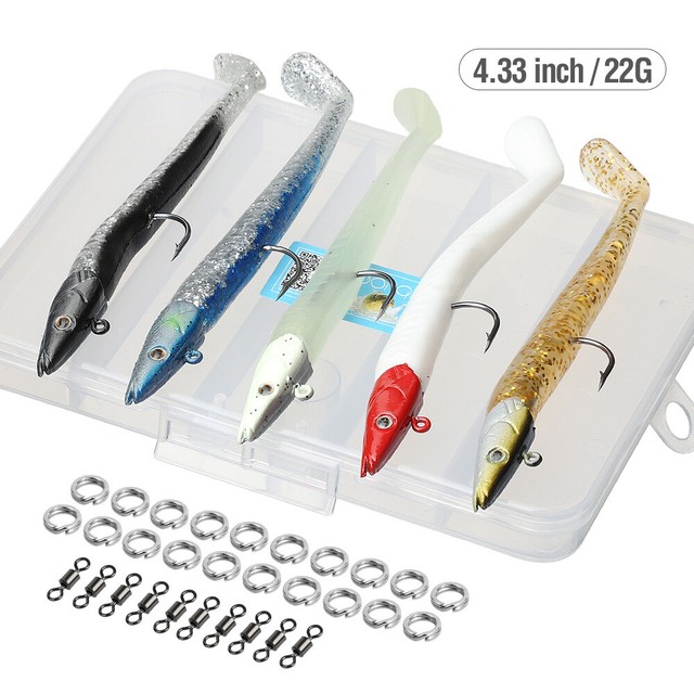 Cod Bass Pollock Sea Fishing Lures Sidewinder Rattlebacks Jig Head