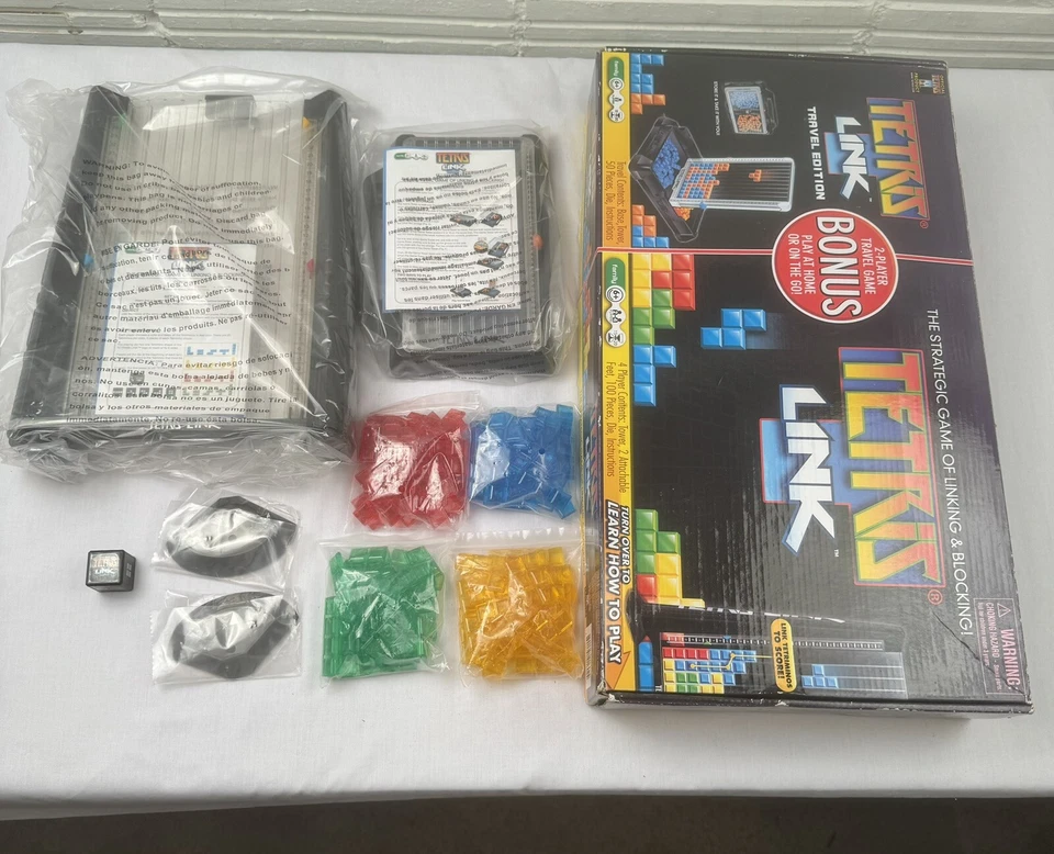 2011 Tetris Link w/ Bonus Travel Edition Techno Source Complete.. Box Has Damage - Image 2 of 4
