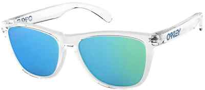 Oakley Sonnenbrille FROGSKINS Crystal Clear Mit Sapphire Iridium OO9013-A6