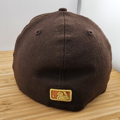 Seattle Mariners Hat Cap Fitted, Brown w/Copper Logo, New Era