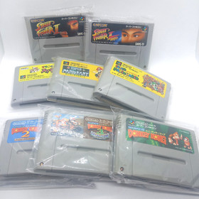 Nintendo Super Famicom w/game software Japan NSFC SFC SNES tested NTSC-J Used