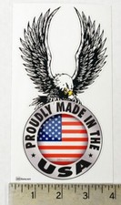 Made in the USA EAGLE sticker decal 3.5"x6.7"