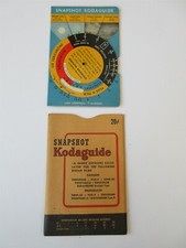 Vintage KODAK Snapshot Kodaguide DIAL w/sleeve Envelope By Eastman Kodak Co.