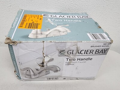 Glacier Bay Constructor 4'' Constructor Double Handle Bathroom Faucet 195 157