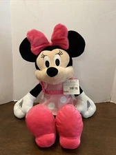 Minnie Mouse Plush 20” Disney Baby Kids Preferred New With Tags Crackly Bow