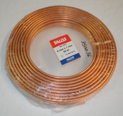 Kupferrohr im Ring 25m DN 22x1,0mm