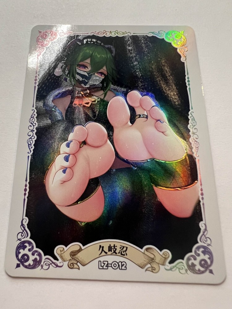 Kuki Shinobu Genshin Impact Feet Sexy ACG Goddess Waifu Card Girl Holo Doujin