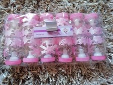 Pink Birth Baptism Favor Bottle Confetti Placeholder + Tickets