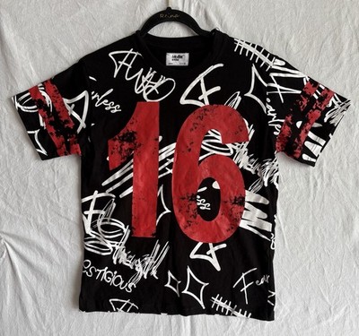 Evolution In Design Boys T-Shirt Black/Red, Size L (14-16), Graphic