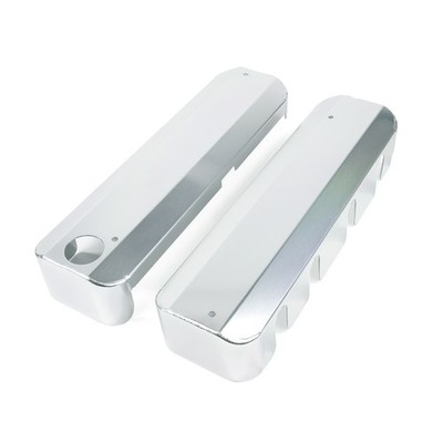 Speedway Motors Aluminum Coil Cover GM/LS, Clear Anodized