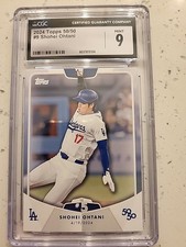 2024 TOPPS 50/50 # 9 SHOHEI OHTANI  MINT 9 CGC FREE SHIPPING CANADA